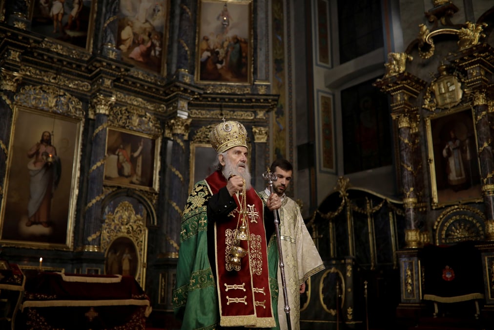 Le patriarche de l'eglise orthodoxe serbe meurt des suites du covid-19