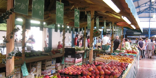 commerce fruits marché France