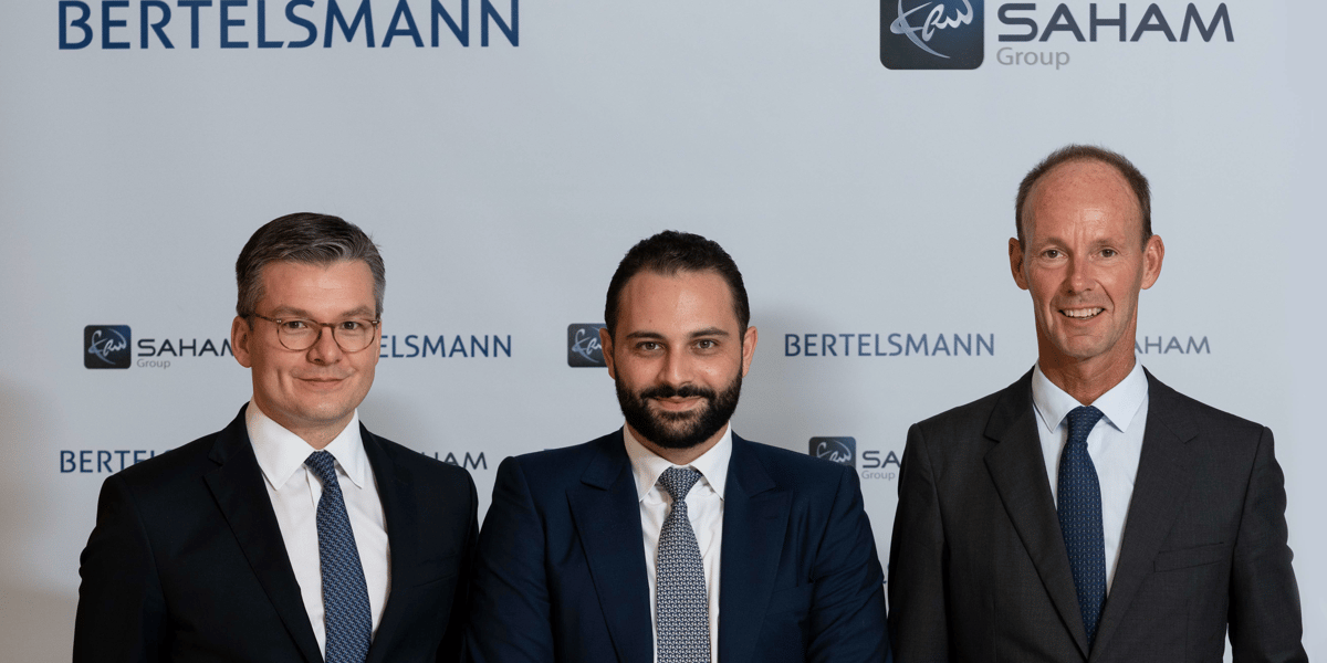 Moulay Mhamed Elalamy Thomas Mackenbrock Thomas Rabe, Président du Groupe Bertelsmann saham