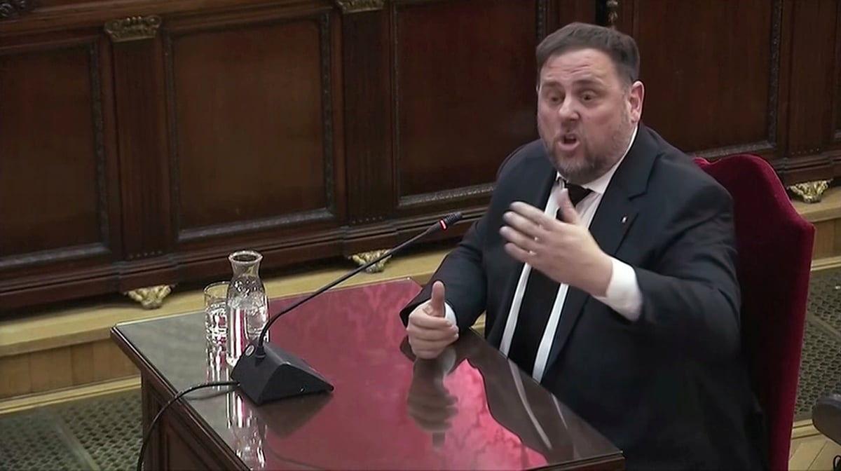 L'ex-numero 2 catalan junqueras se presente comme un prisonnier politique
