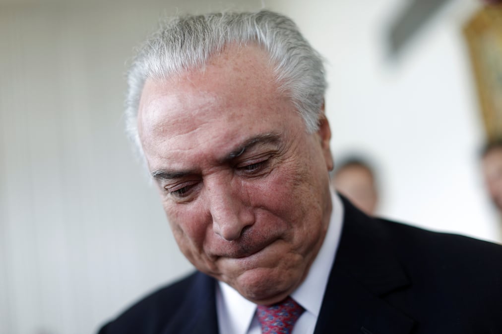 Bresil: l'ancien president michel temer inculpe pour corruption