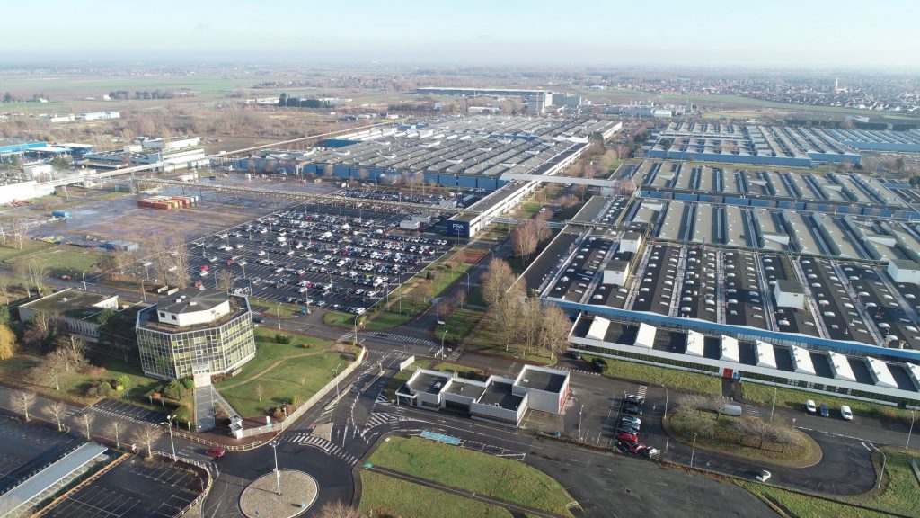 Vue aérienne du site qui accueillera la gigafactory.