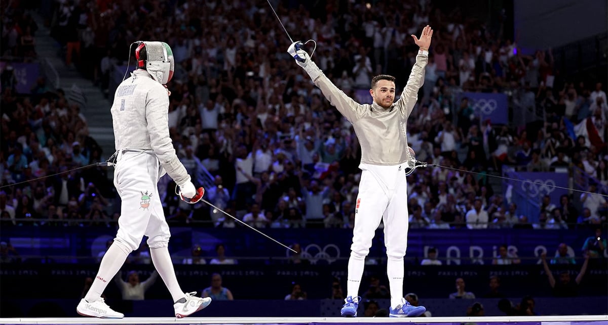 Sébastien Patrice au Grand Palais, 31 juillet 2024.