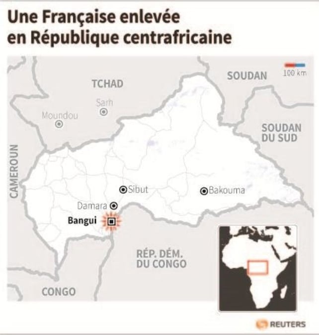 Une francaise enlevee en republique centrafricaine
