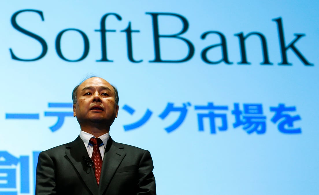Resultats trimestriels de softbank en baisse