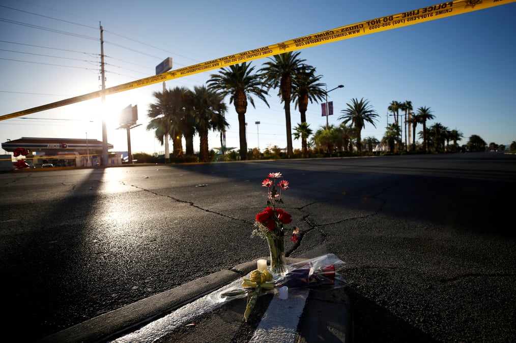 Las vegas: la compagne de paddock est arrivee a los angeles