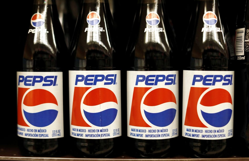 Des bouteilles de pepsi dans une epicerie en californie