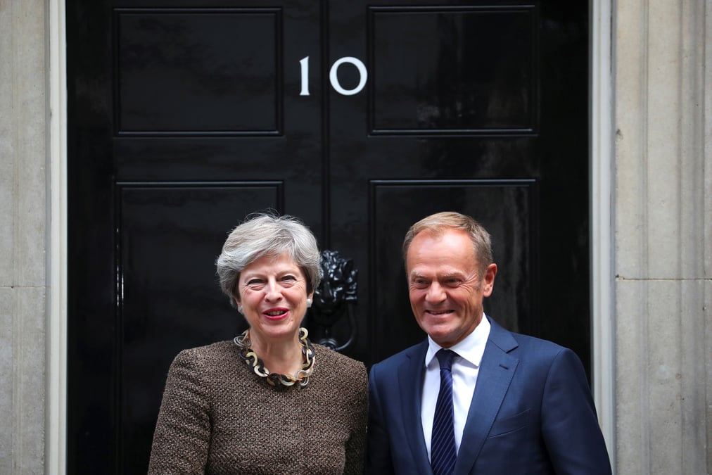 Donald tusk salue un changement de ton de londres sur le brexit