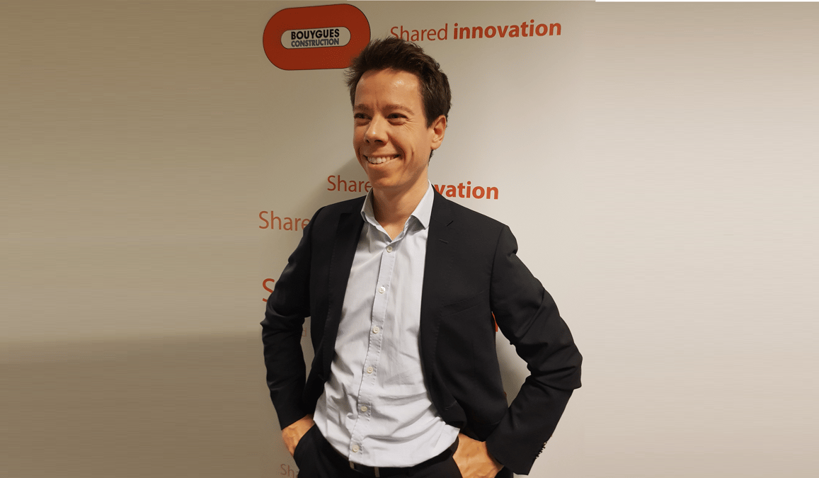 Julien Bourcerie, responsable innovation et construction durable chez Bouygues Construction.