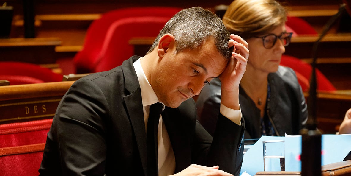 Le ministre de l’Intérieur au Palais-Bourbon, mardi.