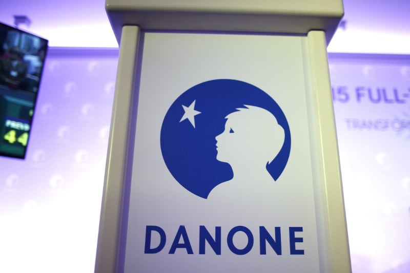 Danone releve son objectif 2017 apres le rachat de whitewave