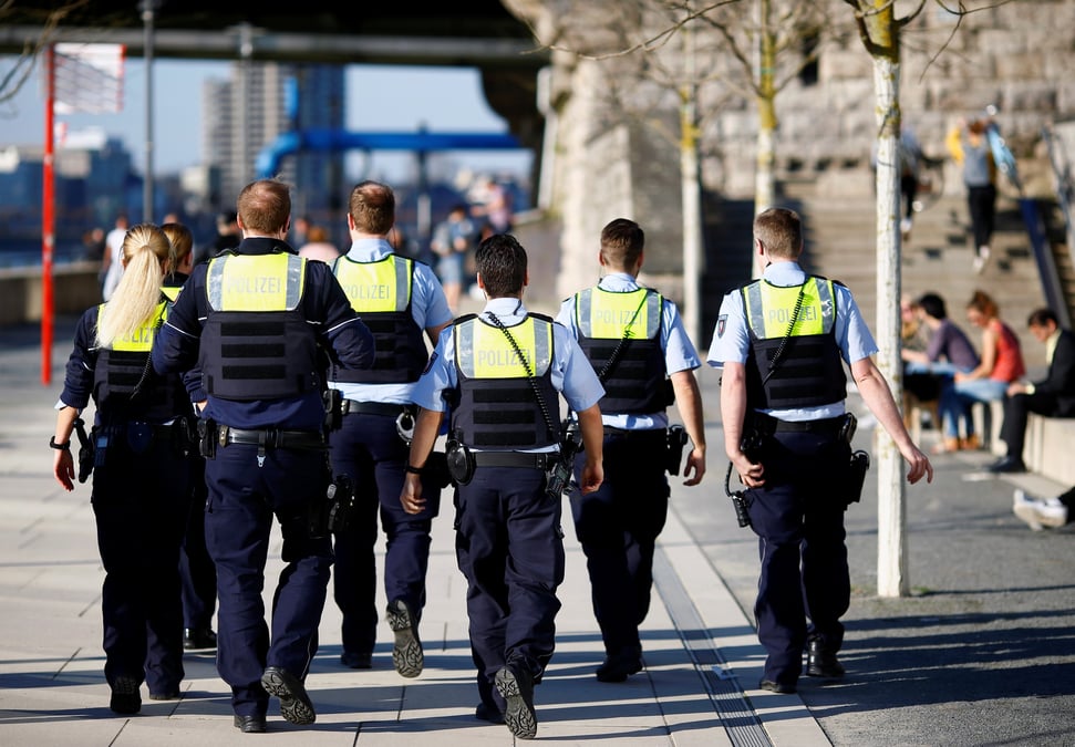 La police allemande neutralise une bombe dans un train