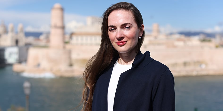 Oleksandra Matviichuk à Marseille (Bouches-du-Rhône), le 7 mai.