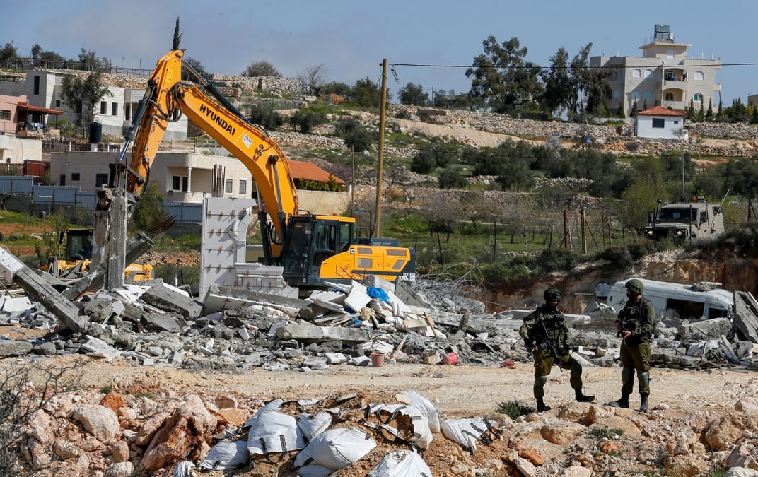 Des puissances europeennes demandent a israel de stopper l'extension de ses colonies