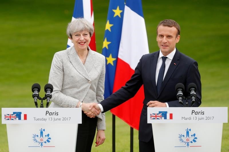 Macron et may s'attaquent au "terrorisme en ligne"