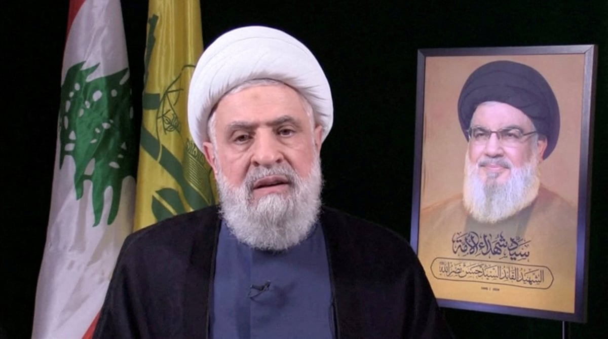 Le nouveau secretaire general du hezbollah naim qassem