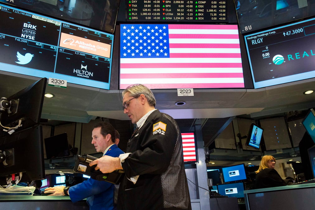 La bourse de new york termine en hausse