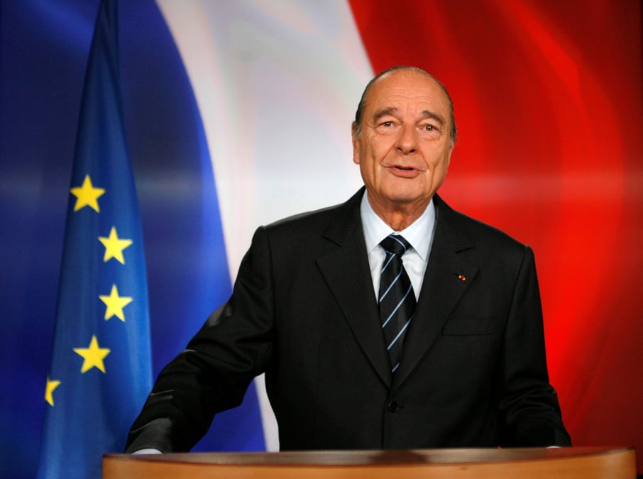 L'ancien president jacques chirac est mort