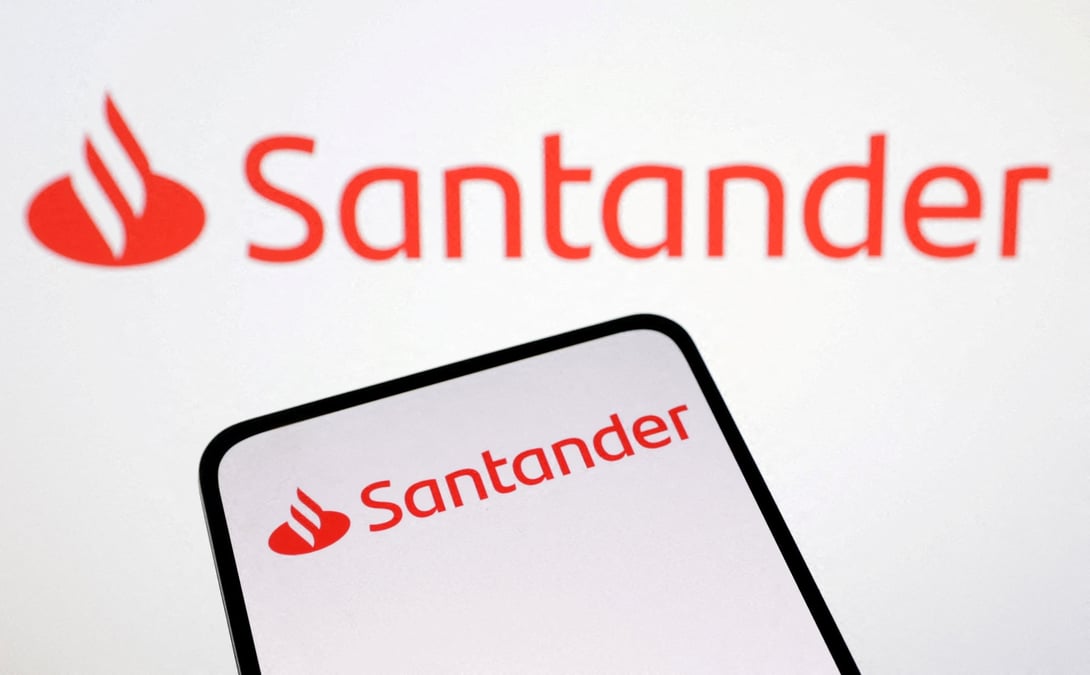 Logo de la banque santander
