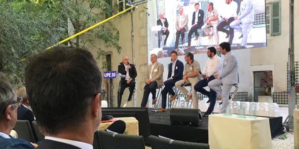 L'une des tables-rondes de Place à l'Entreprise, qui a attiré 1000 décideurs le 5 juillet au Mas Merlet de Nîmes