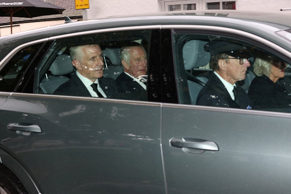 Grande-bretagne: le roi charles iii quitte balmoral