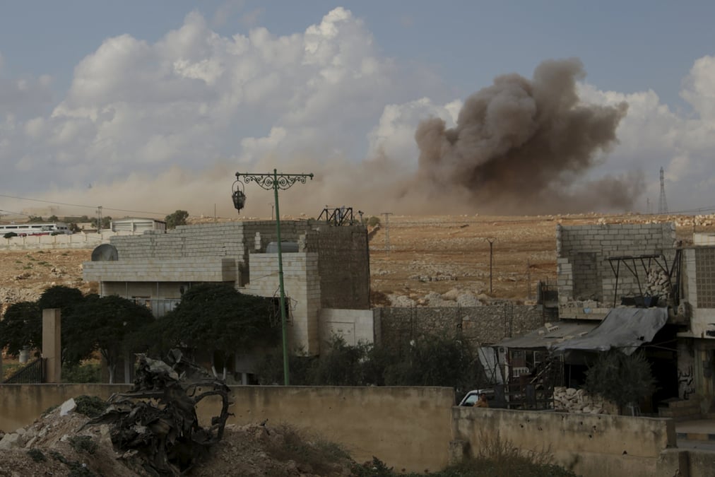 Offensive terrestre de l'armee syrienne dans le nord-ouest