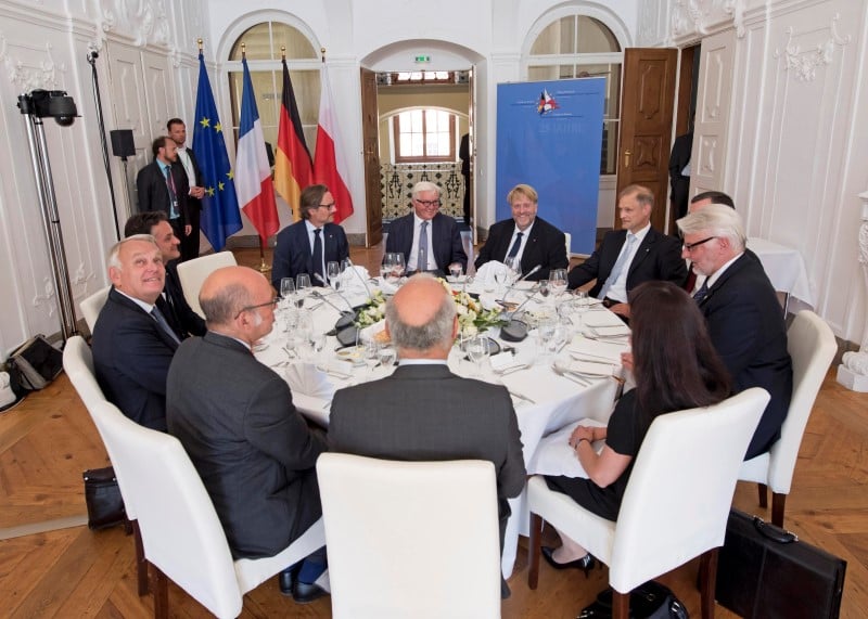 Allemagne, france et pologne appellent a une intensification des efforts internationaux en ukraine