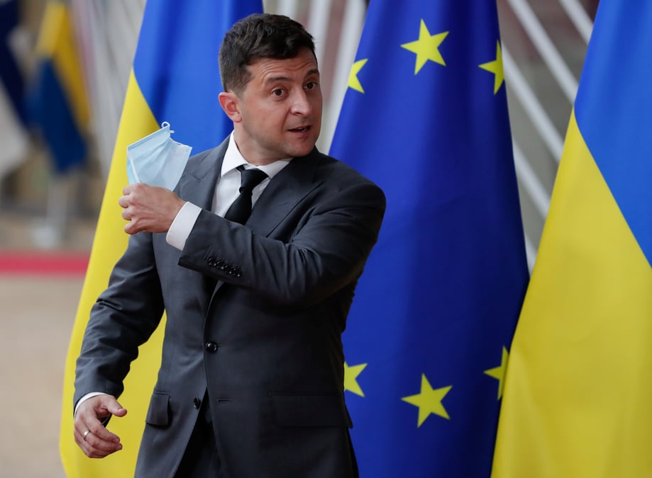 L'ukraine espere toujours pouvoir integrer l'otan, dit zelenski