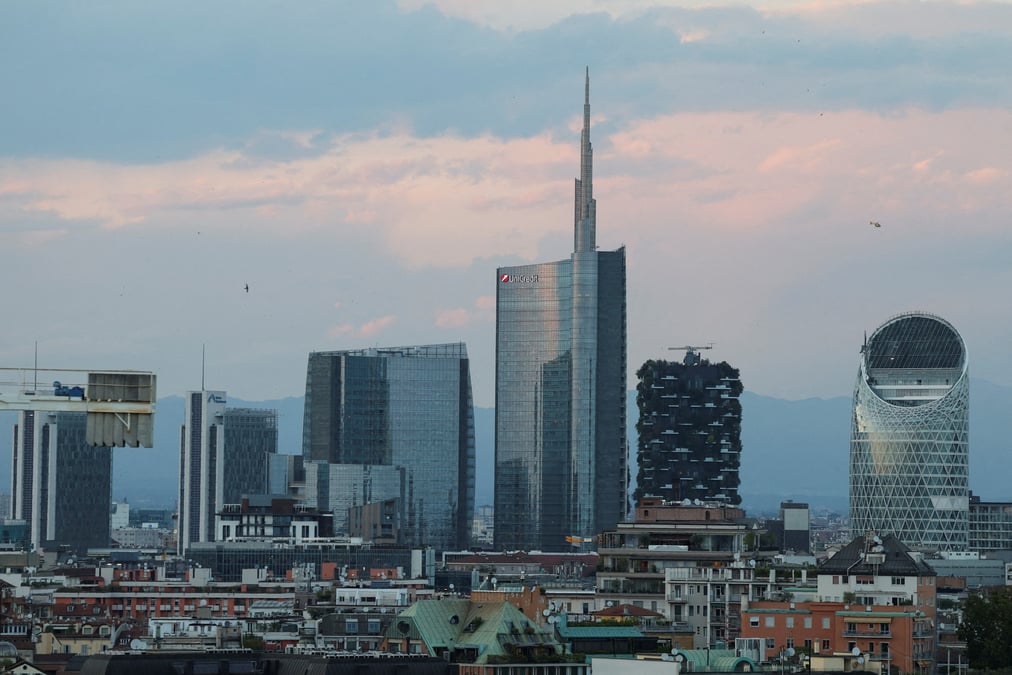Vue de la ville de milan en italie