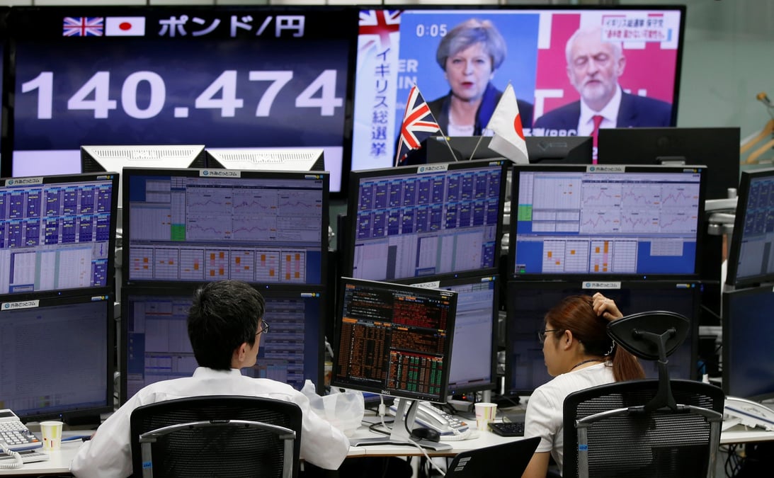 La Bourse de Tokyo était de nouveau en chute libre ce lundi matin (photo d'illustration).