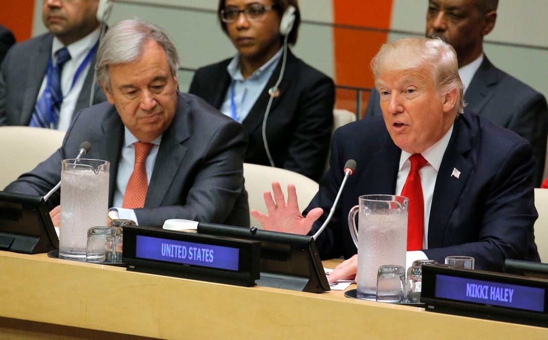 Trump juge l'onu handicapee par la mauvaise gestion