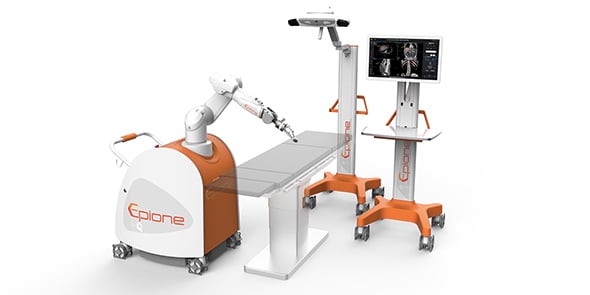 Le robot Epione® développé par Quantum Surgical