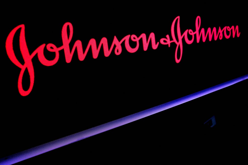 Photo d'archives du logo de johnson & johnson
