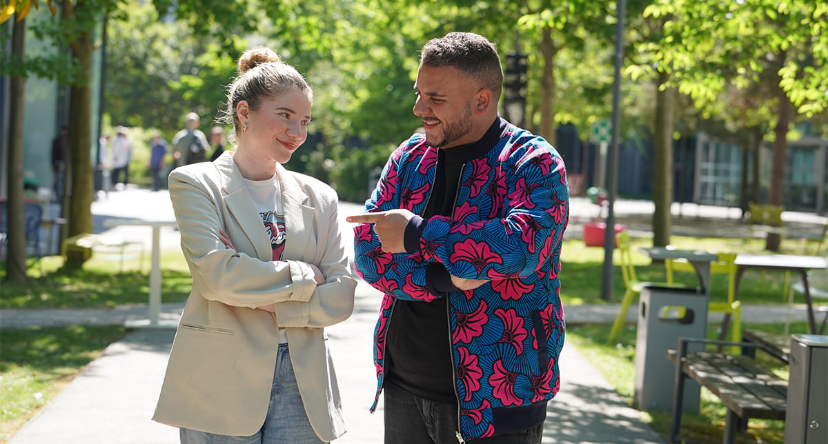Lilia Benchabane et Anthony Babkine sont les ambassadeurs du festival UNIQUES, dédié à l'égalité des chances.