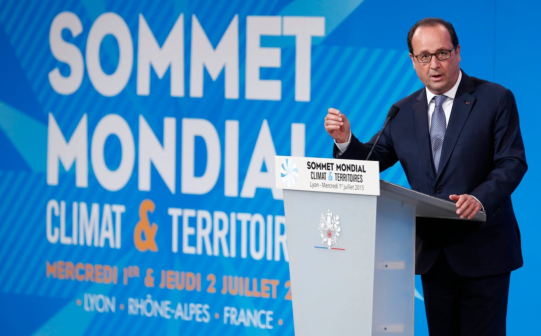 Francois hollande met en garde sur les consequences d'une urbanisation galopante