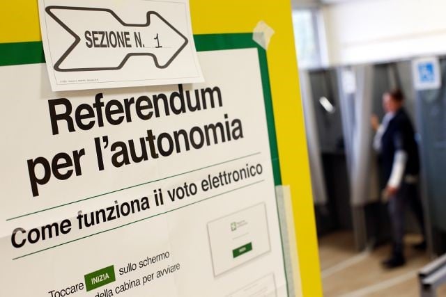 Italie: referendum pour plus d'autonomie en lombardie et en venetie