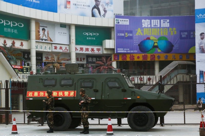 La chine a evite une "grande tragedie" au xinjiang, selon le global times