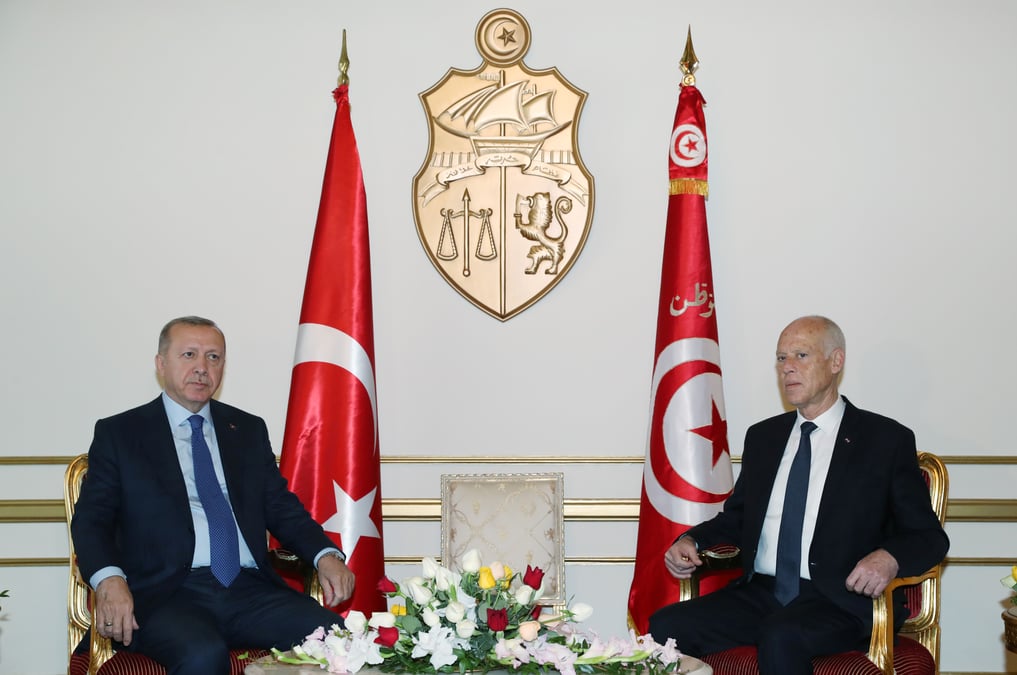 Visite surprise d'erdogan en tunisie sur un cessez-le-feu en libye