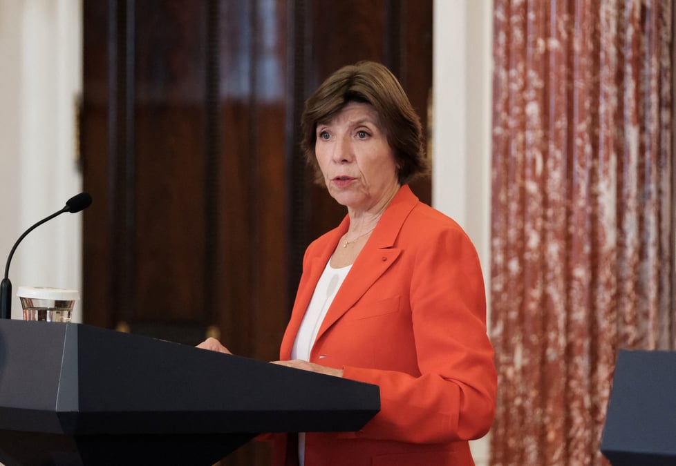 Photo de la ministre francaise des affaires etrangeres, catherine colonna