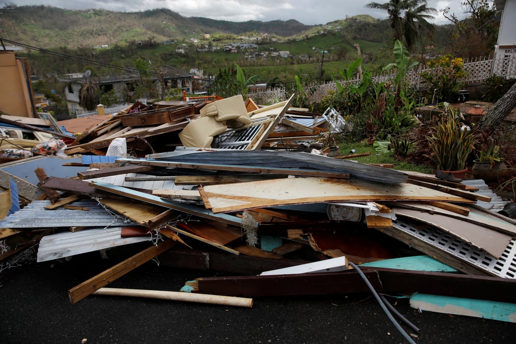 Le bilan de l'ouragan maria a porto rico porte a 43 morts