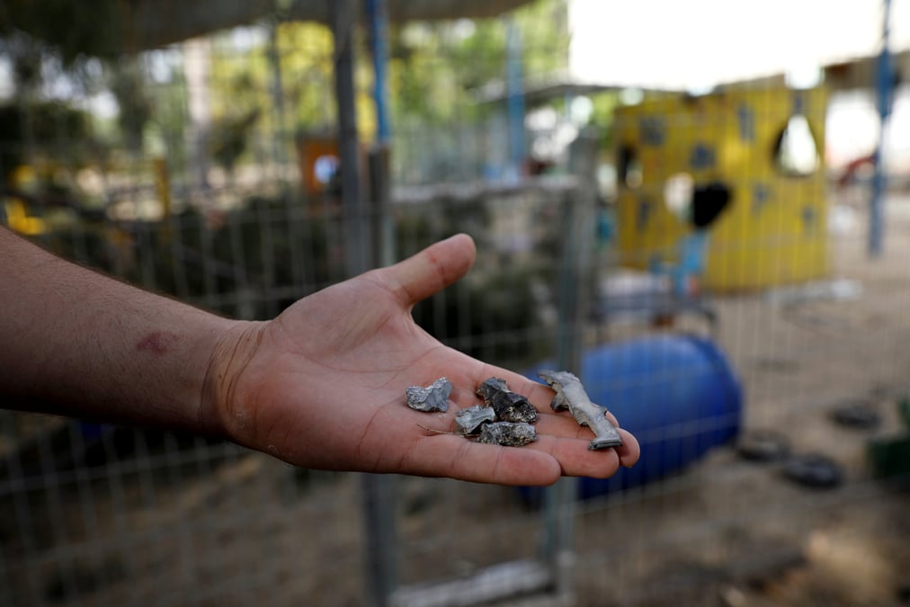 Une vingtaine de roquettes interceptees dans le sud israelien