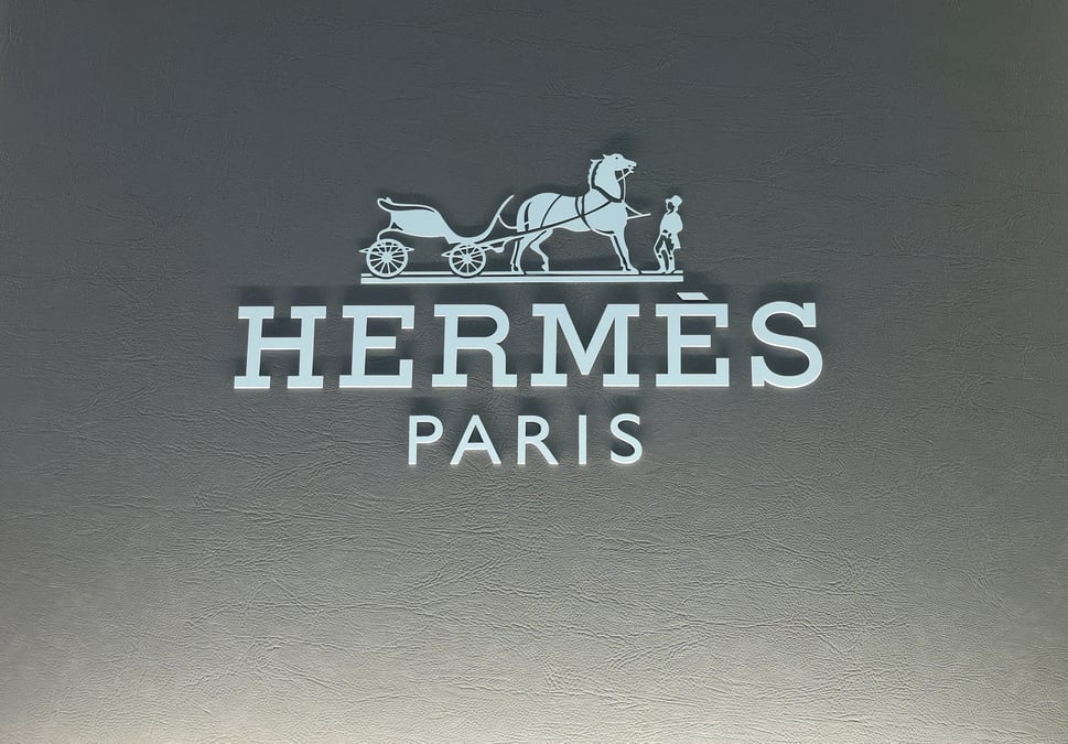 Le logo de la marque hermes
