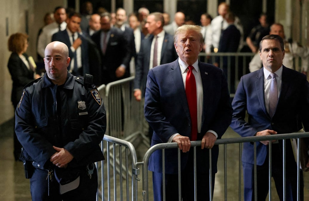 Photo d'archives de l'ancien president americain, donald trump