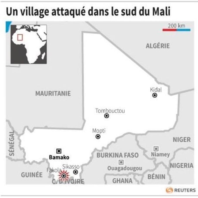 Un village attaque dans le sud du mali