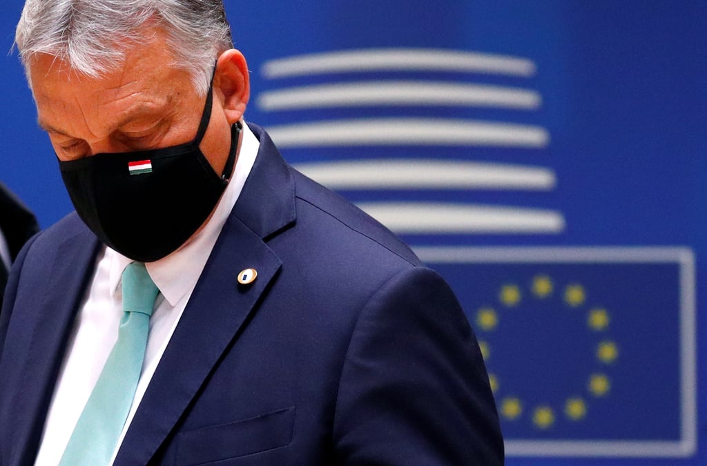 La hongrie menace le plan de relance de l'ue a propos de l'etat de droit