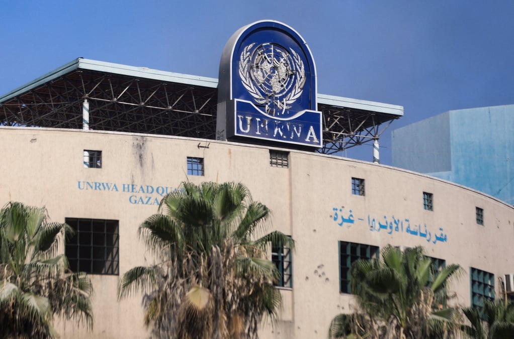 Siege de l'unrwa dans la ville de gaza
