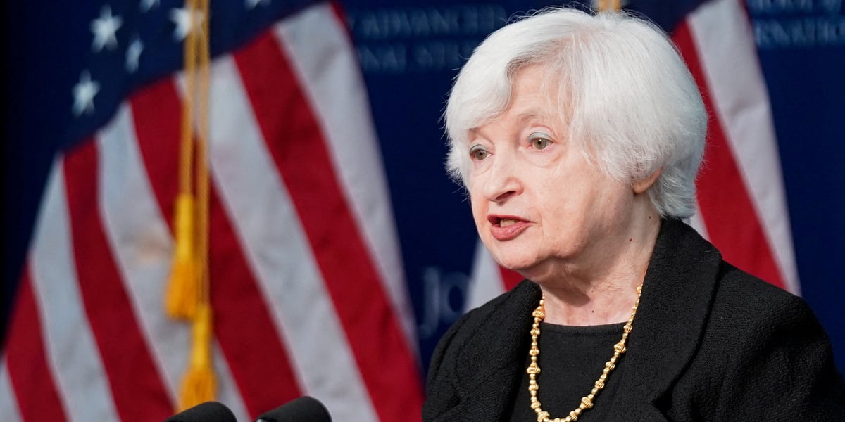 La secrétaire au Trésor, Janet Yellen.