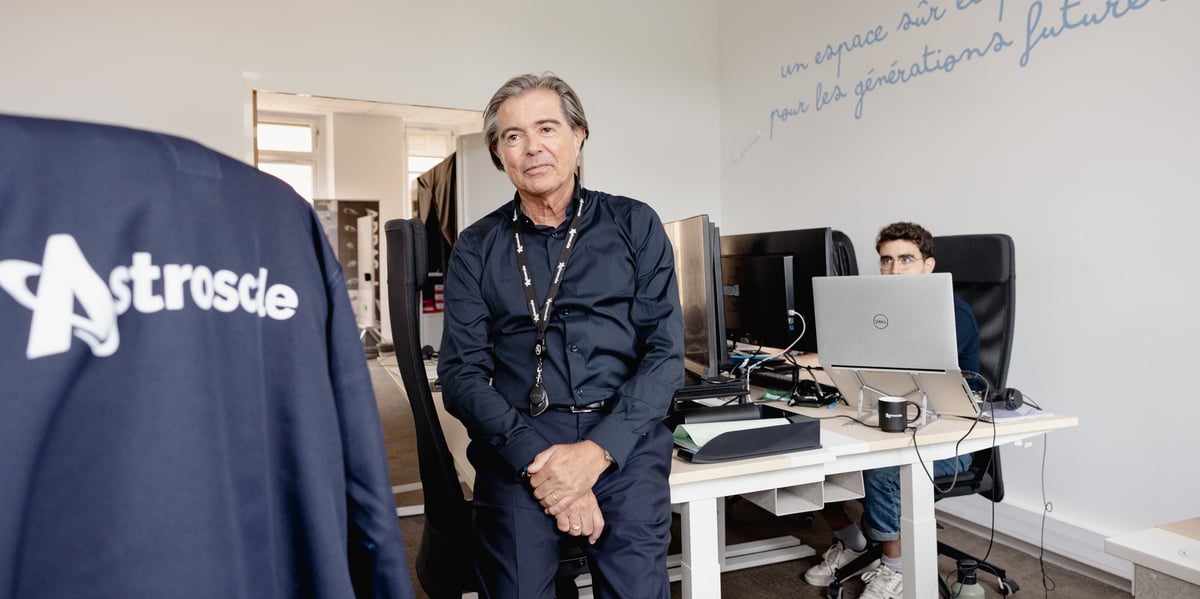 Philippe Blatt, directeur général d'Astroscale France.