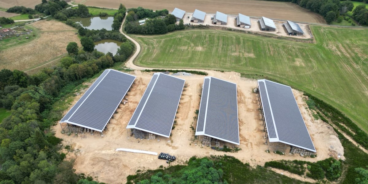 Six stabulations sont actuellement dédiées à l’engraissement de bovins sur la ferme d’Emmanuel Thomas, à Peyrilhac, soit une capacité de 700 têtes. Les quatre autres bâtiments servant actuellement de stockage seront aménagés par le groupe T’Rhéa.