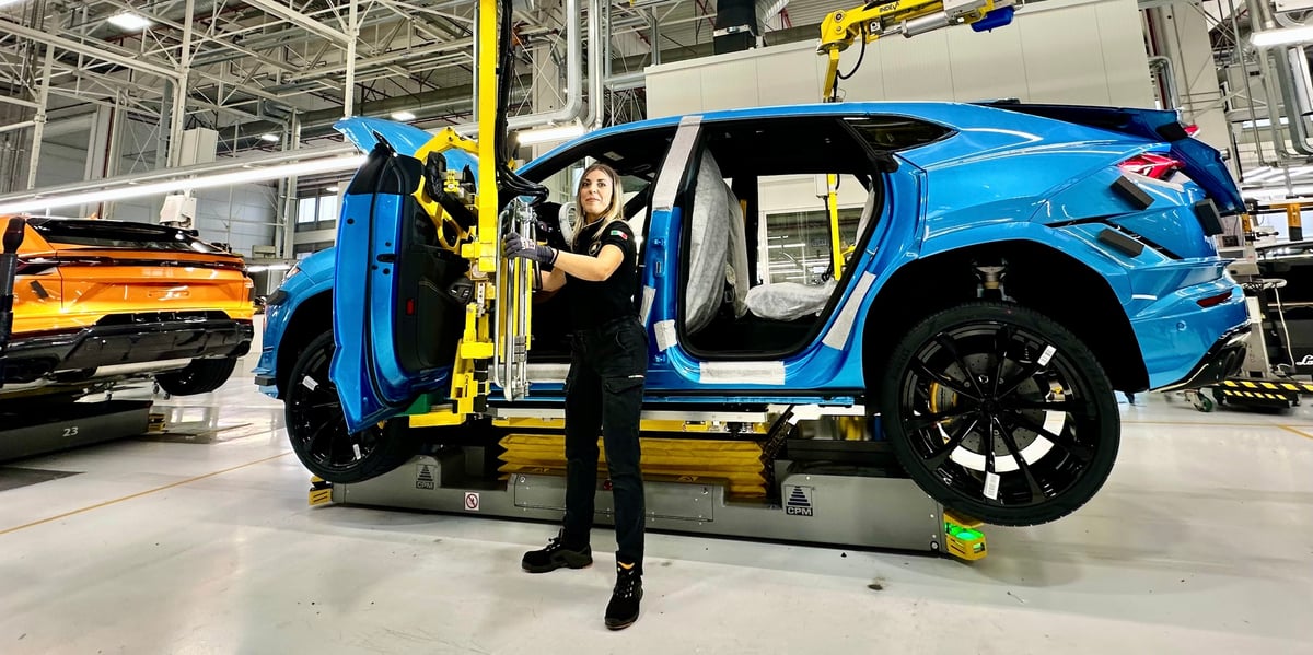 Le SUV Urus, dont la version hybride entre en production cette année, représente 60 % des ventes de Lamborghini.